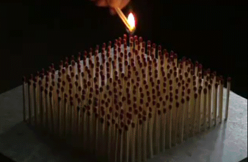 Fire spreading