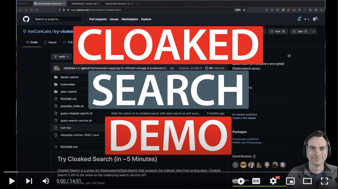 Cloaked Search Demo